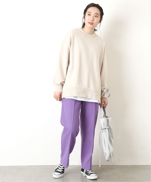 Simplicite(サンプリシテ)の「カットメルトンアウトポケットパンツ◆(その他パンツ・レディース・ベージュ/パープル/イエロー・FREE)」の7枚目の写真