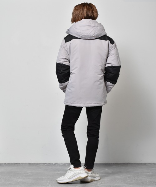 【セール】ボリュームネック切替フェイクダウンジャケット/レディース メンズ（ダウンジャケット/コート）｜Starting Over（スターティングオーバー）