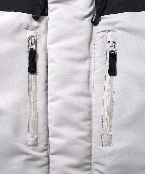 【セール】ボリュームネック切替フェイクダウンジャケット/レディース メンズ（ダウンジャケット/コート）｜Starting Over（スターティングオーバー）