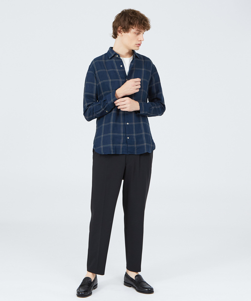 ABAHOUSE（アバハウス）の「サイロツイル ワイドテーパードパンツ（その他パンツ・メンズ・ベージュ/ブラック/グリーン/チャコールグレー・44/48/46）」の16枚目の写真