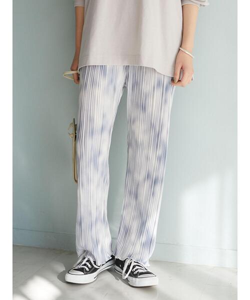 Sugar spoon（シュガースプーン）の「・SUGAR SPOON タイダイptプリーツパンツ＊（その他パンツ・レディース・ピンク/ブルー・FREE）」の6枚目の写真