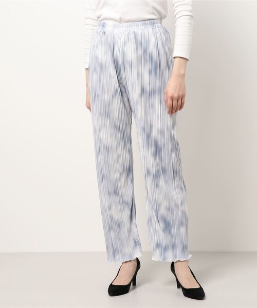 Sugar spoon（シュガースプーン）の「・SUGAR SPOON タイダイptプリーツパンツ＊（その他パンツ・レディース・ピンク/ブルー・FREE）」の3枚目の写真