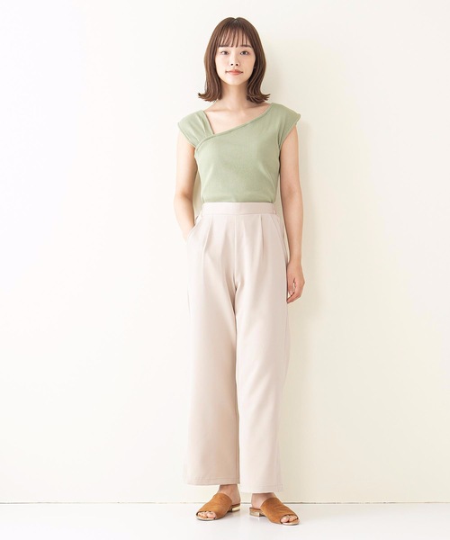 INNOCENT BLUE(イノセントブルー)の「【innocent blue/イノセントブルー】サイドスリットスラックスパンツ ワイドパンツ サイドベントパンツ(その他パンツ・レディース・ライトグレー/ライトグリーン/ブラウン/ブルー/パープル/ブラック・MEDIUM)」の11枚目の写真