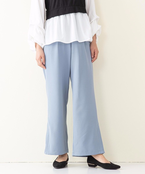 INNOCENT BLUE(イノセントブルー)の「【innocent blue/イノセントブルー】サイドスリットスラックスパンツ ワイドパンツ サイドベントパンツ(その他パンツ・レディース・ライトグレー/ライトグリーン/ブラウン/ブルー/パープル/ブラック・MEDIUM)」の13枚目の写真
