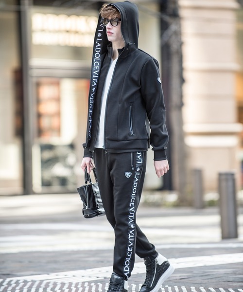 Buffalo Bobs(バッファローボブズ)の「TROMPE-L'OEIL(トロンプ-ルイユ)トラックパンツ ジャージ(その他パンツ・メンズ・ホワイト/ブラック・2-3/1-2)」の18枚目の写真