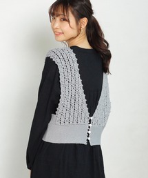 Crisp | クロシェニットビスチェ(キャミソール)