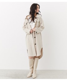 rienda - 新品 rienda フォックスファー ポケット コーディガン rienda（リエンダ）の「15AWフォックスファーウールコート
