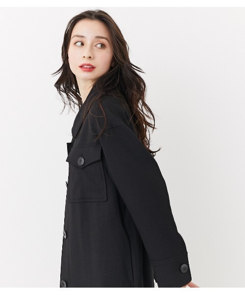 rienda（リエンダ）の「スプリングCPOミディジャケット（その他アウター・レディース・ブラック/ライトブラウン/ライトベージュ・FREE）」の6枚目の写真