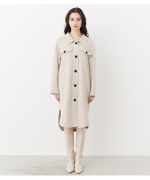 rienda（リエンダ）の「スプリングCPOミディジャケット（その他アウター・レディース・ブラック/ライトブラウン/ライトベージュ・FREE）」の15枚目の写真