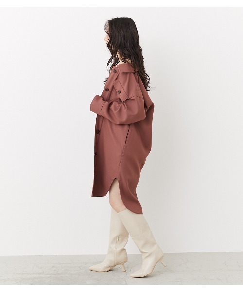 rienda（リエンダ）の「スプリングCPOミディジャケット（その他アウター・レディース・ブラック/ライトブラウン/ライトベージュ・FREE）」の10枚目の写真