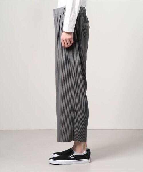 Bling Leads（ブリングリーズ）の「Bling leads/プリーツ ワイドパンツ（その他パンツ・メンズ・ブラック/グレー/グレイッシュベージュ/グレイッシュブルー・MEDIUM/LARGE）」の9枚目の写真