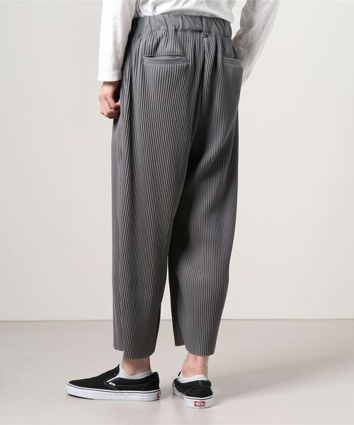 Bling Leads（ブリングリーズ）の「Bling leads/プリーツ ワイドパンツ（その他パンツ・メンズ・ブラック/グレー/グレイッシュベージュ/グレイッシュブルー・MEDIUM/LARGE）」の15枚目の写真