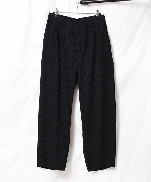 Bling Leads（ブリングリーズ）の「Bling leads/プリーツ ワイドパンツ（その他パンツ・メンズ・ブラック/グレー/グレイッシュベージュ/グレイッシュブルー・MEDIUM/LARGE）」の16枚目の写真