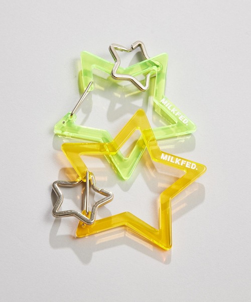 MILKFED.（ミルクフェド）の「NEO NEON STAR CARABINER（キーホルダー・レディース・ピンク/イエロー/オレンジ・ONE SIZE）」の16枚目の写真