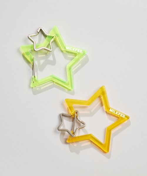 MILKFED.（ミルクフェド）の「NEO NEON STAR CARABINER（キーホルダー・レディース・ピンク/イエロー/オレンジ・ONE SIZE）」の17枚目の写真