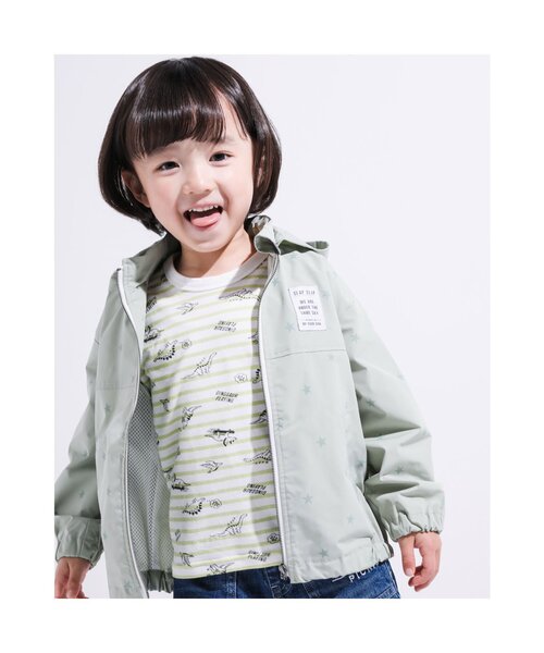 星柄フード付きナイロンジャケット aasdddef.jpg