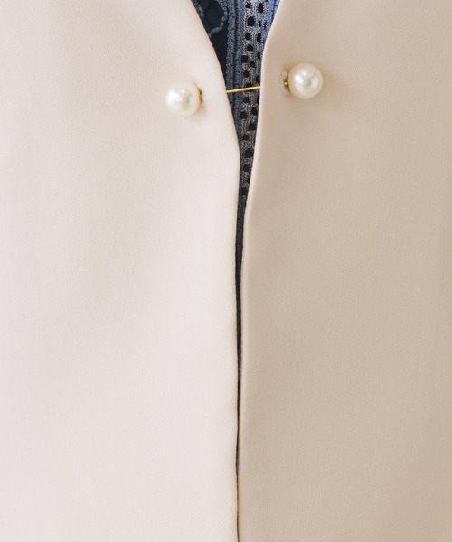 KATHARINE ROSS（キャサリンロス）の「【KATHARINE ROSS】●結婚式 パールピン付ジャケット（ドレス・レディース・ベージュ・MEDIUM）」の8枚目の写真