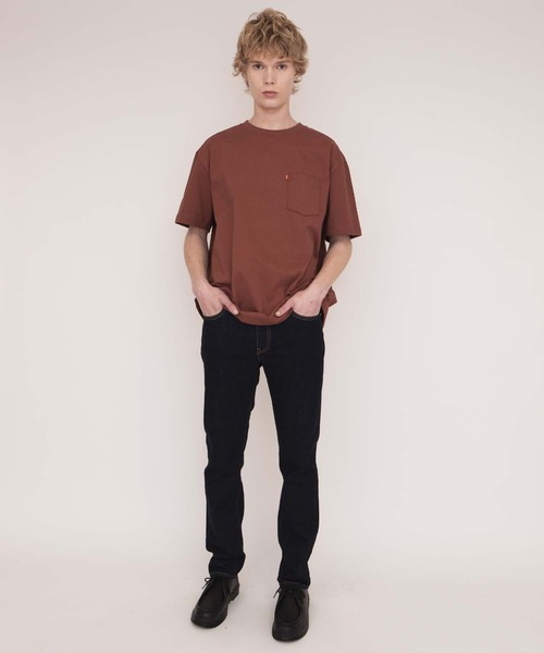 Levi's（リーバイス）の「MADE IN THE USA BOXY TEE MADDER BROWN（Tシャツ/カットソー・メンズ・レッド・S/M/L/XL）」の12枚目の写真