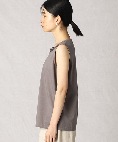 Comme　Ca　Mature（コムサマチュア）の「タンクトップ（タンクトップ・レディース・ホワイト/ブラック/ベージュ/ブラウン・MEDIUM/LARGE）」の10枚目の写真