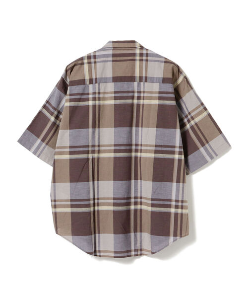 BEAMS（ビームス）の「BEAMS / コットン シルク チェック イージー シャツ（シャツ/ブラウス・メンズ・パープル/グリーン・SMALL/MEDIUM/LARGE）」の15枚目の写真