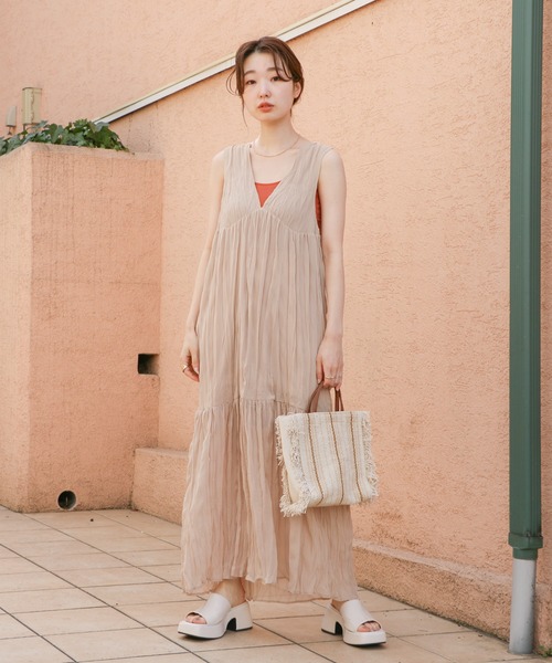 Kastane(カスタネ)の「ストライプBOXトート(ハンドバッグ・レディース・アイボリー/ブラック・FREE)」の5枚目の写真