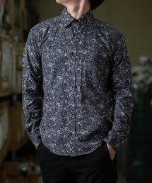 英国老舗ブランド 花柄シャツ 日本縫製  Peter England