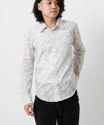英国老舗ブランド 花柄シャツ 日本縫製 Peter England