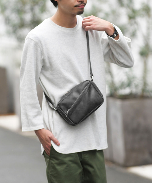 Le lien（ルリアン）の「【Le lien】ルリアン　スクエアボックス　ミニショルダー（ショルダーバッグ・レディース・ブラック/グレー/キャメル・FREE）」の14枚目の写真