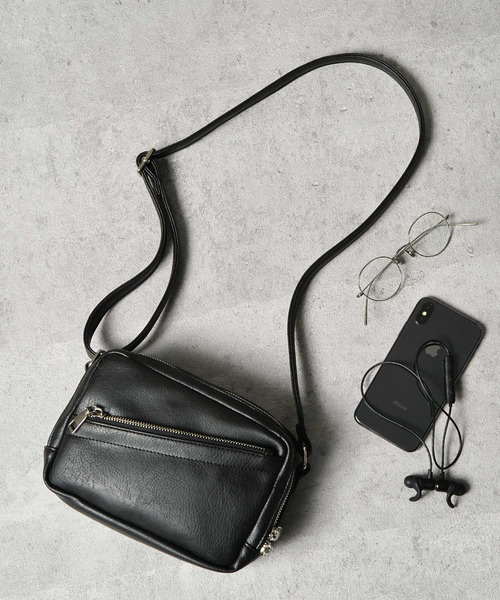 Le lien（ルリアン）の「【Le lien】ルリアン　スクエアボックス　ミニショルダー（ショルダーバッグ・レディース・ブラック/グレー/キャメル・FREE）」の15枚目の写真