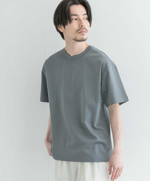 URBAN RESEARCH（アーバンリサーチ）の「シルケットポンチTシャツ（Tシャツ/カットソー・メンズ・ピンク系その他/グレー系その他/チャコールグレー/グリーン系その他/ラベンダー/ホワイト・MEDIUM/LARGE）」の19枚目の写真