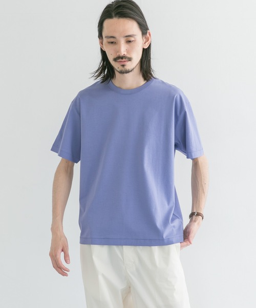 URBAN RESEARCH（アーバンリサーチ）の「シルケットポンチTシャツ（Tシャツ/カットソー・メンズ・ピンク系その他/グレー系その他/チャコールグレー/グリーン系その他/ラベンダー/ホワイト・MEDIUM/LARGE）」の5枚目の写真