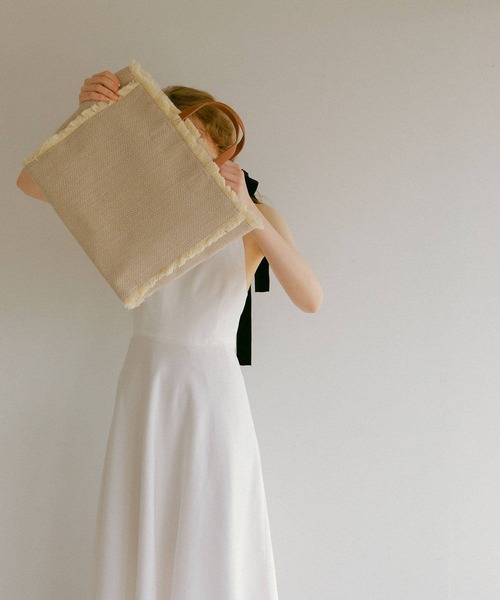 EFOLE（エフォル）の「フリンジ ビッグ トートバッグ（トートバッグ・レディース・ブラック/ダークブラウン/キャメル・FREE）」の14枚目の写真