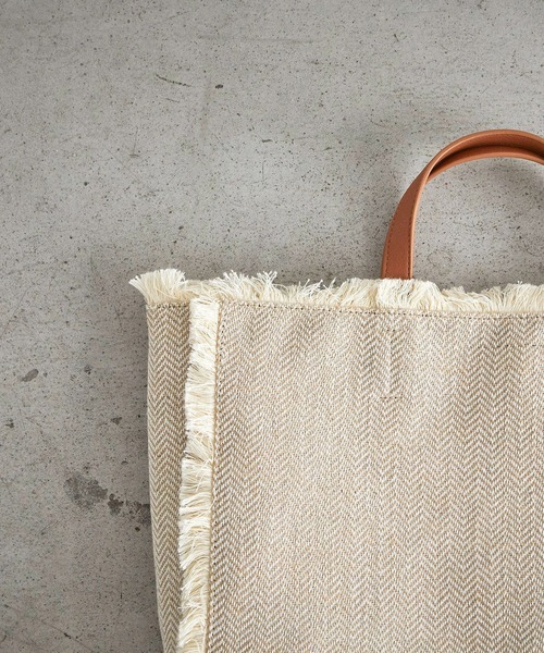 EFOLE（エフォル）の「フリンジ ビッグ トートバッグ（トートバッグ・レディース・ブラック/ダークブラウン/キャメル・FREE）」の19枚目の写真