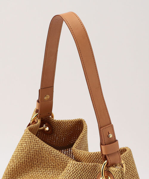 NOLLEY’S（ノーリーズ）の「パナマ調ワンショルダーバッグ（ショルダーバッグ・レディース・キャメル/ブラック/ブラウン・FREE）」の4枚目の写真