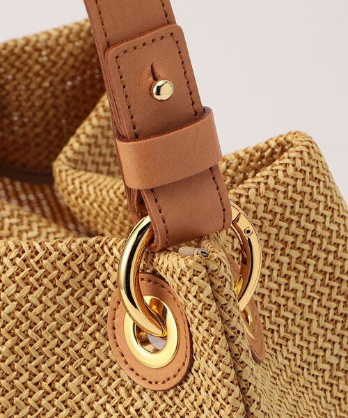 NOLLEY’S（ノーリーズ）の「パナマ調ワンショルダーバッグ（ショルダーバッグ・レディース・キャメル/ブラック/ブラウン・FREE）」の11枚目の写真