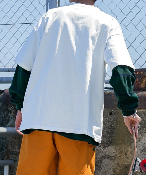 Perushu(ペルーシュ)の「PerushuアソートプリントTシャツ(Tシャツ/カットソー・メンズ・ホワイト/チャコールグレー/ブラック/レッド/オフホワイト・MEDIUM/LARGE)」の22枚目の写真