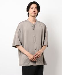 Z)【BLINGLEADS】ポンチBIGバンドシャツ
