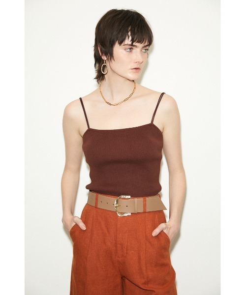 THROW by SLY（スローバイスライ）の「THROW TWIST BUCKLE BELT ツイスト バックス ベルト（ベルト・レディース・ブラック/ブラウン・FREE）」の8枚目の写真