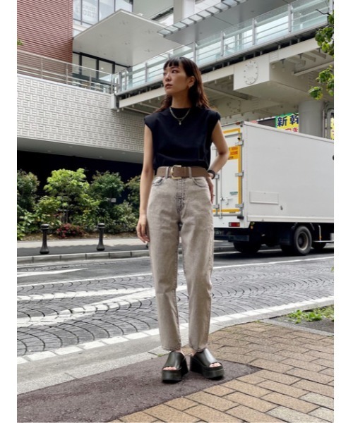 THROW by SLY（スローバイスライ）の「THROW TWIST BUCKLE BELT ツイスト バックス ベルト（ベルト・レディース・ブラック/ブラウン・FREE）」の14枚目の写真