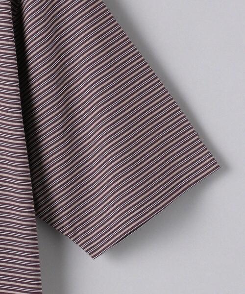 BATONER（バトナー）の「＜BATONER（バトナー）＞ マルチボーダー クルーネック（Tシャツ/カットソー・メンズ・ダークブラウン/オフホワイト・1/2/3）」の11枚目の写真