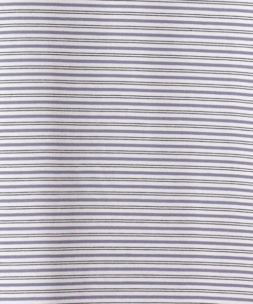 BATONER（バトナー）の「＜BATONER（バトナー）＞ マルチボーダー クルーネック（Tシャツ/カットソー・メンズ・ダークブラウン/オフホワイト・1/2/3）」の15枚目の写真