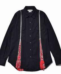 MINEDENIM | OLD PARK×MINEDENIM/Bandana Zip Denim SH(シャツ/ブラウス)