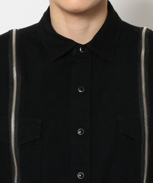 MINEDENIM（マインデニム）の「OLD PARK×MINEDENIM/Bandana Zip Denim SH（シャツ/ブラウス・メンズ・レッド/ブラック・1/2/3）」の10枚目の写真