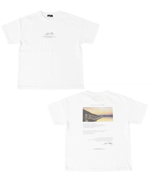 GLAZOS（グラソス）の「ＯＥ天竺・接触冷感ドロップショルダーバックフォト半袖Tシャツ（Tシャツ/カットソー・キッズ・ホワイト/チャコールグレー/ライトピンク・130cm/140cm/150cm/160cm/170cm）」の4枚目の写真