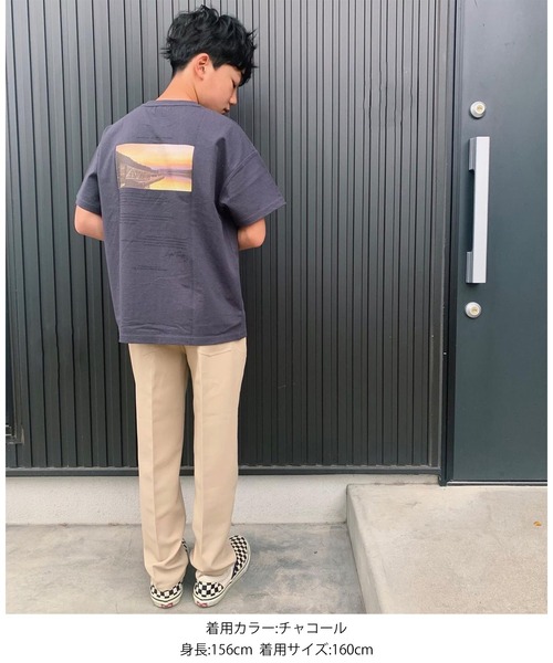 GLAZOS（グラソス）の「ＯＥ天竺・接触冷感ドロップショルダーバックフォト半袖Tシャツ（Tシャツ/カットソー・キッズ・ホワイト/チャコールグレー/ライトピンク・130cm/140cm/150cm/160cm/170cm）」の19枚目の写真