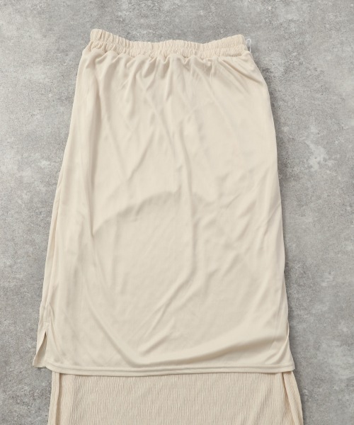 LOWRYS FARM（ローリーズファーム）の「ヨウリュウカットイージースカート 　950183（スカート・レディース・アイボリー/ブラック/ダークブラウン/グリーン/パープル・FREE）」の12枚目の写真