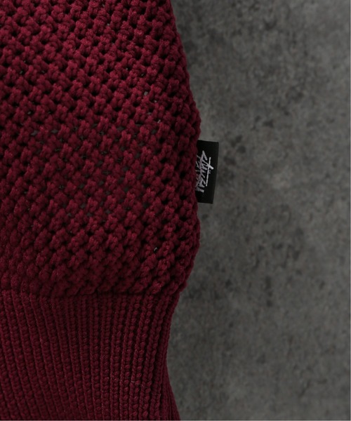 STUSSY（ステューシー）の「【STUSSY / ステューシー】 CABLE MESH SS ポロ（ポロシャツ・メンズ・ボルドー・MEDIUM）」の8枚目の写真