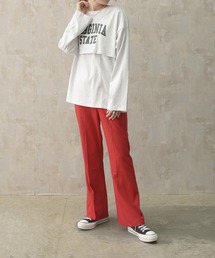 Lull | 【Lull / ルル】センタープレスフレアパンツ(その他パンツ)