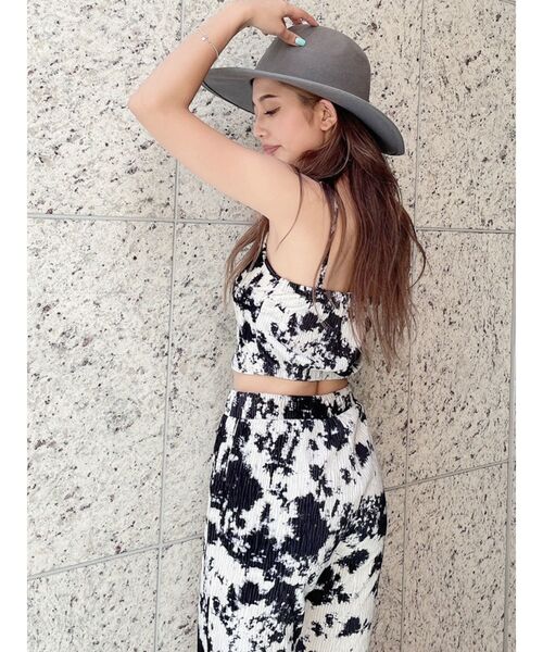 GYDA（ジェイダ）の「プリーツベロアビスチェ（キャミソール・レディース・ライトグレー/ブラウン/その他1・FREE）」の20枚目の写真