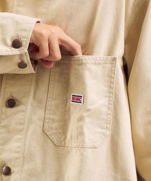 BIG MAC（ビッグマック）の「OLT【別注】＜BIG MAC×green label relaxing＞ ツイル カバーオール ジャケット（カバーオール・メンズ・ブラック/オフホワイト・M/XL/L）」の15枚目の写真